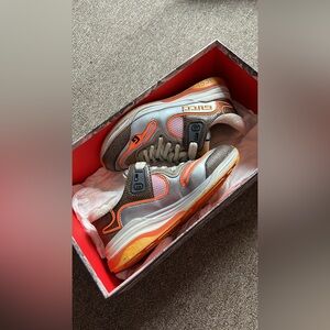 Gucci Womens Ultrapace 'Grey Tejus Printed'size 36.5